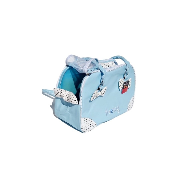 Bolso celeste